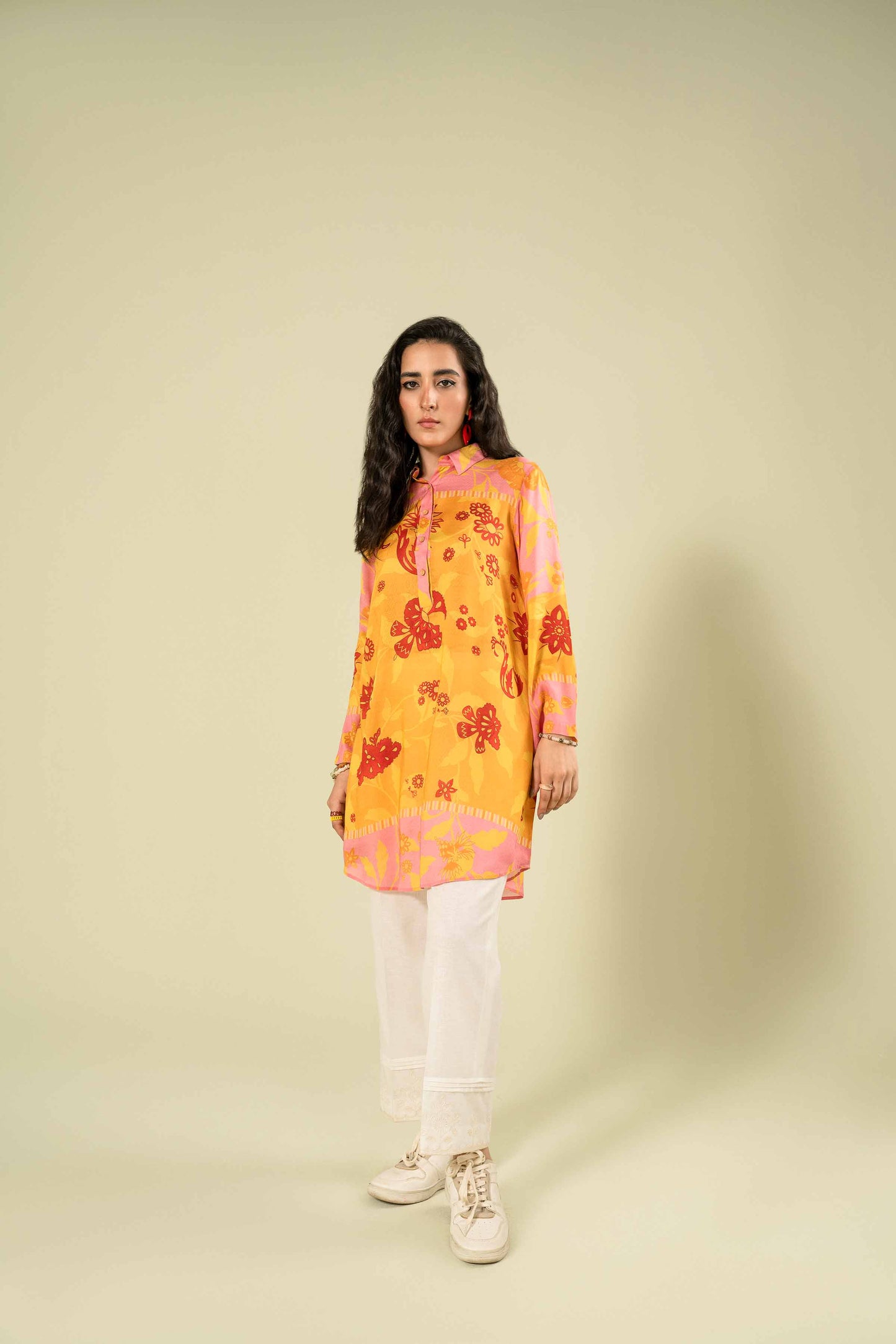 Nishat Linen - Embroidered Tunic - AW23-11