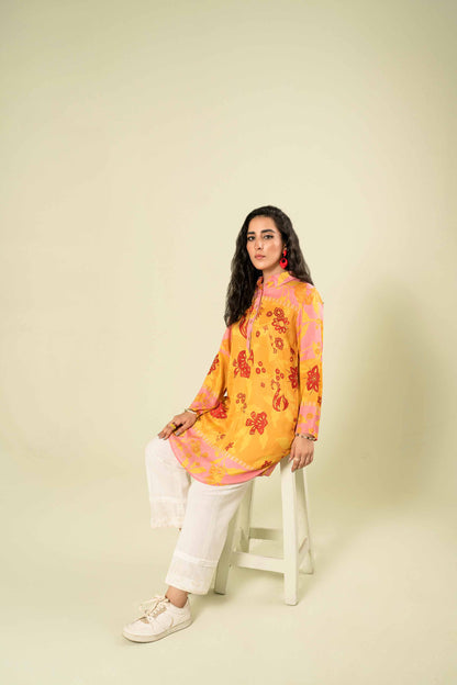 Nishat Linen - Printed Tunic - AW23-05