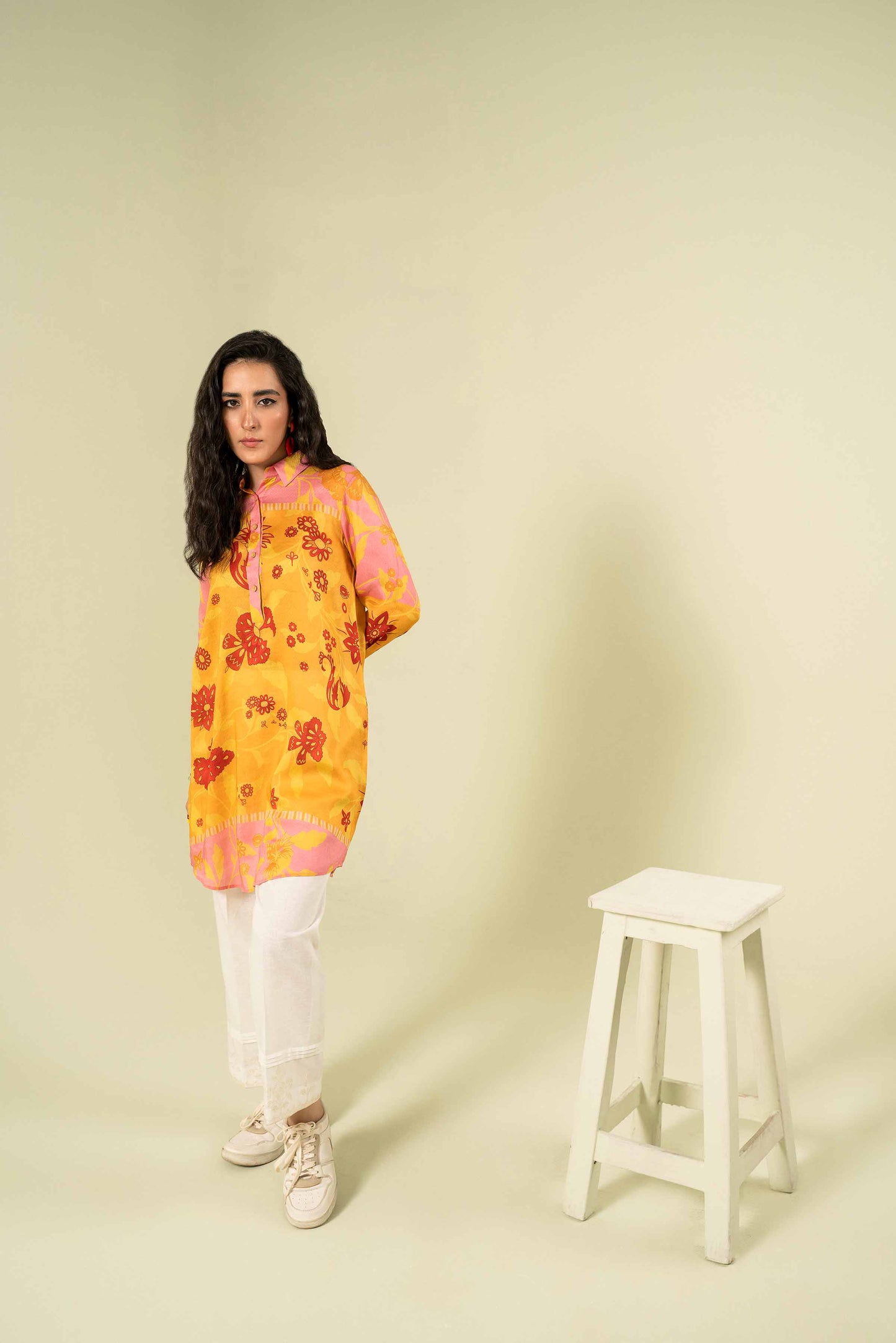 Nishat Linen - Printed Tunic - AW23-05