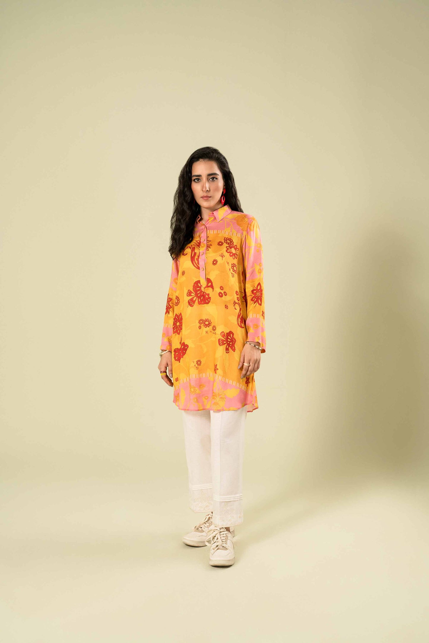 Nishat Linen - Printed Tunic - AW23-05