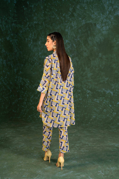 Nishat Linen - 2 Piece - Printed Suit - AW23-06