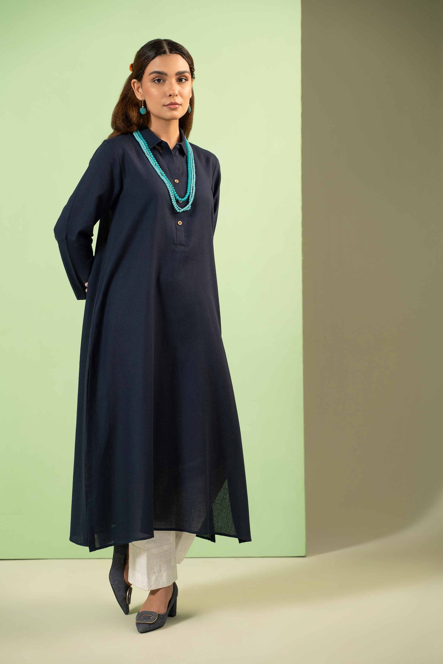 Nishat Linen - Basic Dress - AW23-07