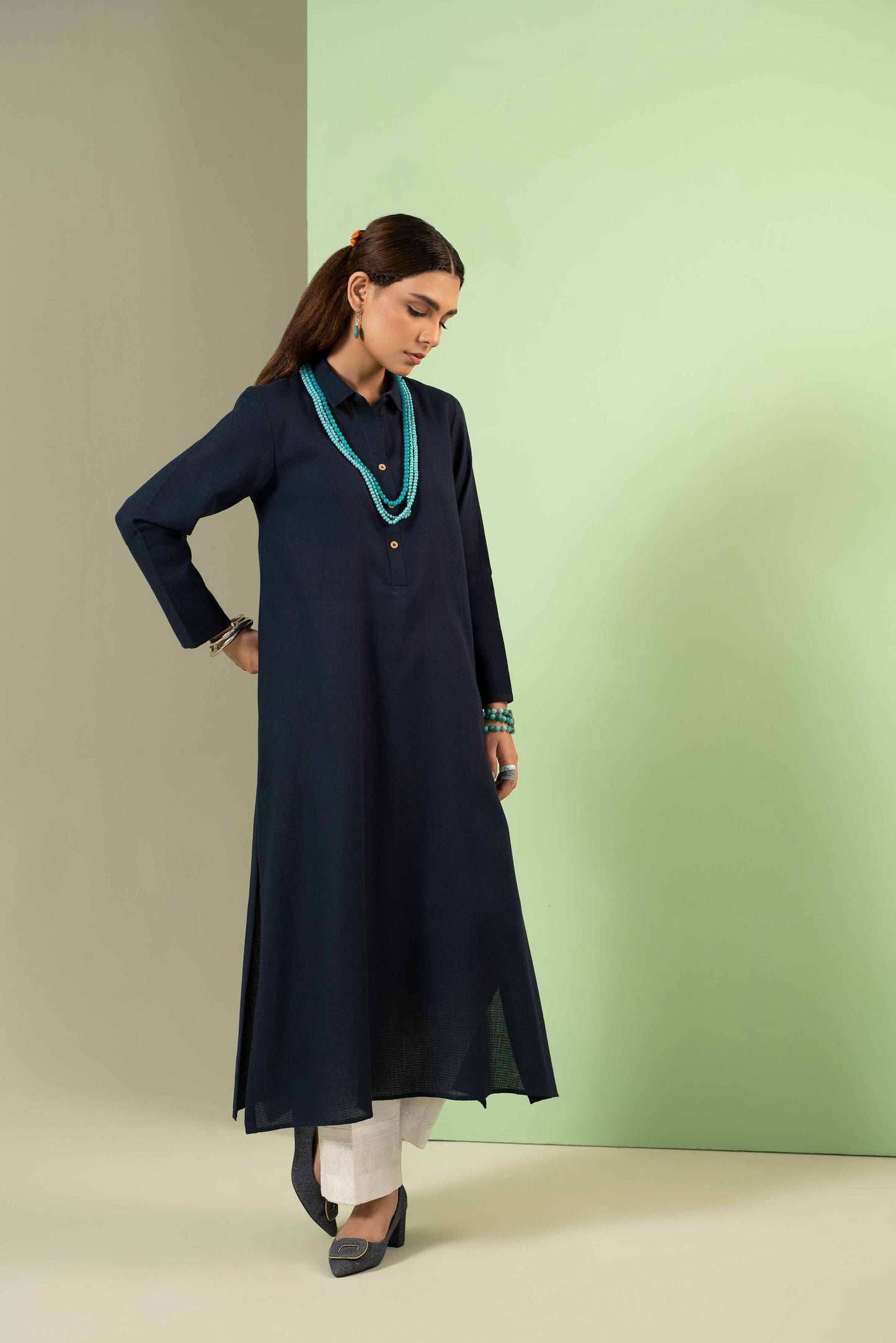 Nishat Linen - Basic Dress - AW23-07