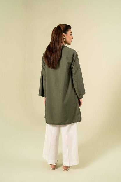 Nishat Linen - Embroidered Shirt - AW23-08
