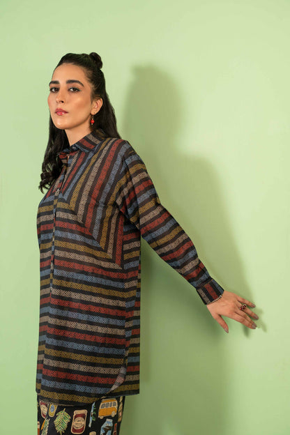 Nishat Linen - 2 Piece - Printed Suit - AW23-09
