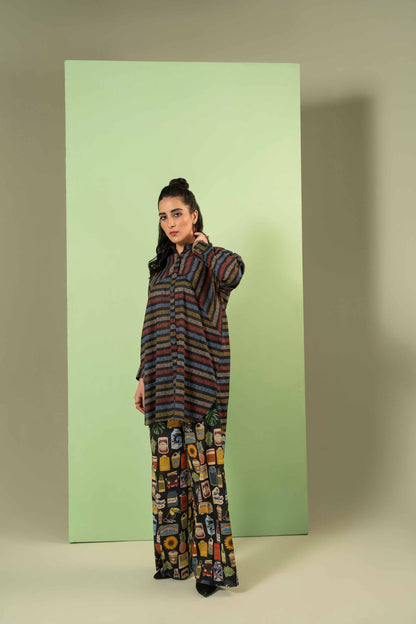 Nishat Linen - 2 Piece - Printed Suit - AW23-09