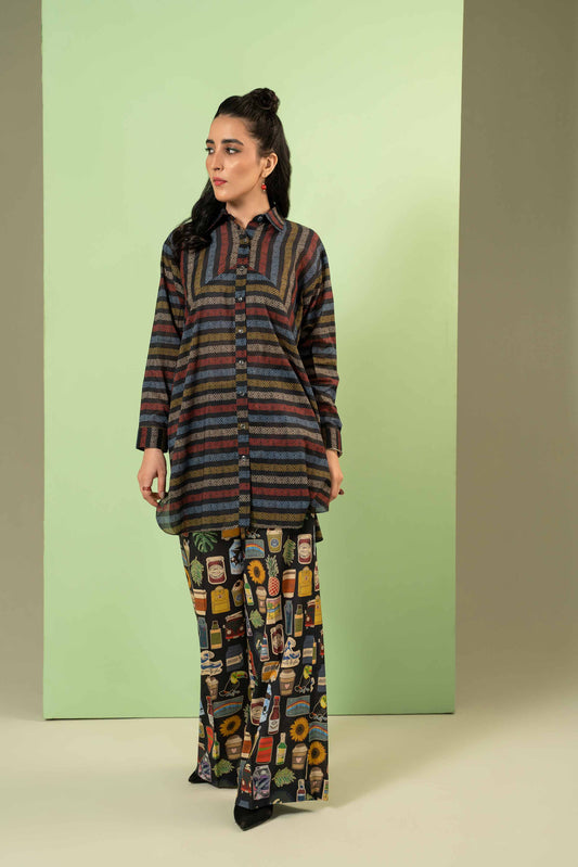Nishat Linen - 2 Piece - Printed Suit - AW23-09