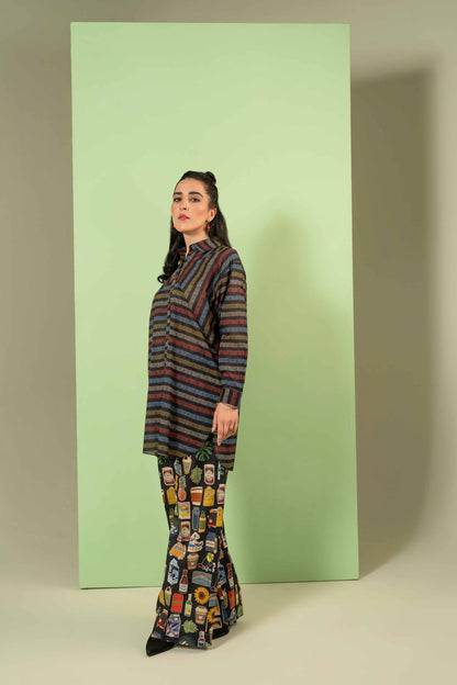 Nishat Linen - 2 Piece - Printed Suit - AW23-09