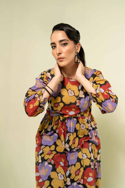 Nishat Linen - Printed Dress - AW23-10