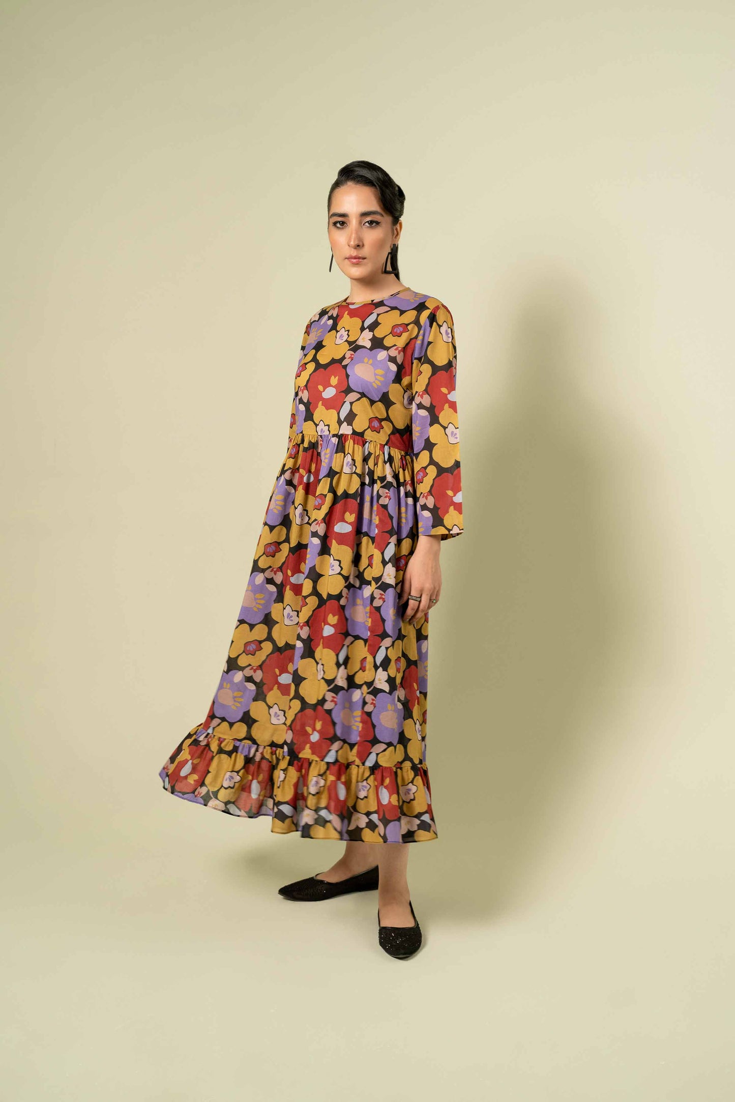 Nishat Linen - Printed Dress - AW23-10