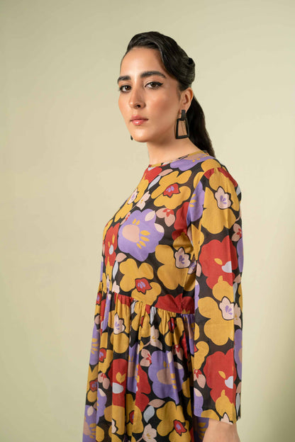 Nishat Linen - Printed Dress - AW23-10