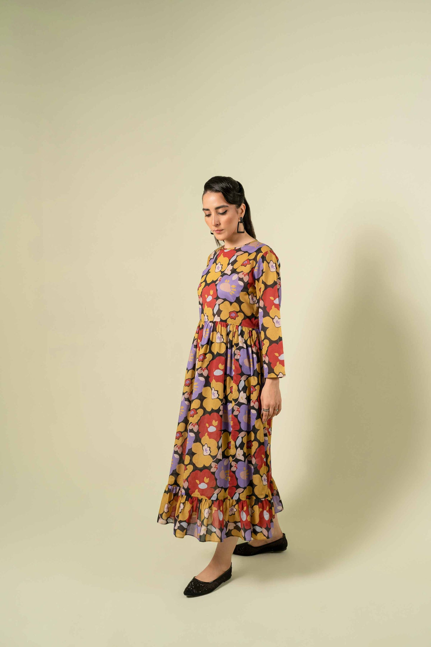 Nishat Linen - Printed Dress - AW23-10