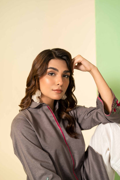 Nishat Linen - Embroidered Tunic - AW23-11