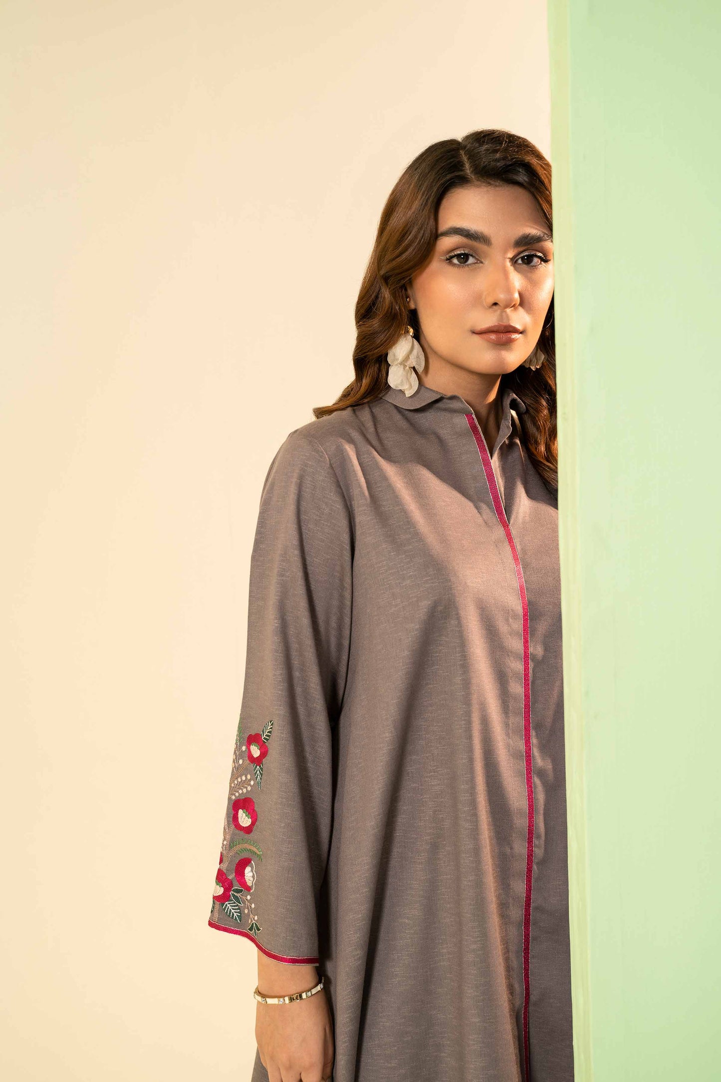 Nishat Linen - Embroidered Tunic - AW23-11