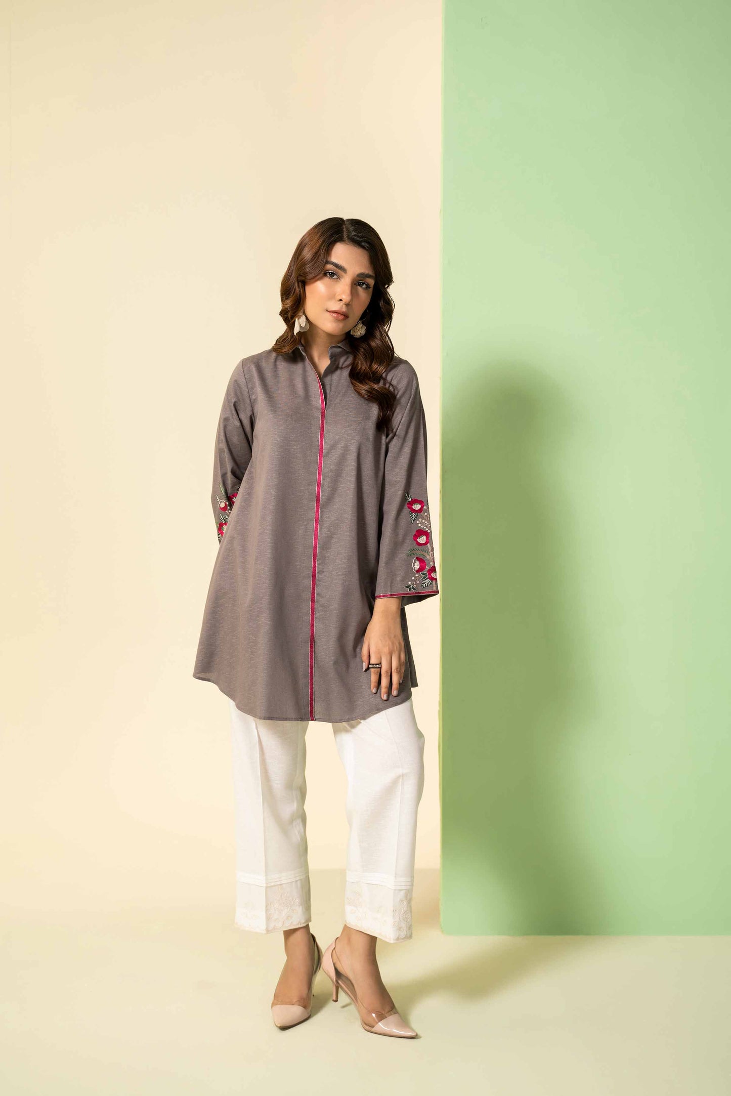 Nishat Linen - Embroidered Tunic - AW23-11