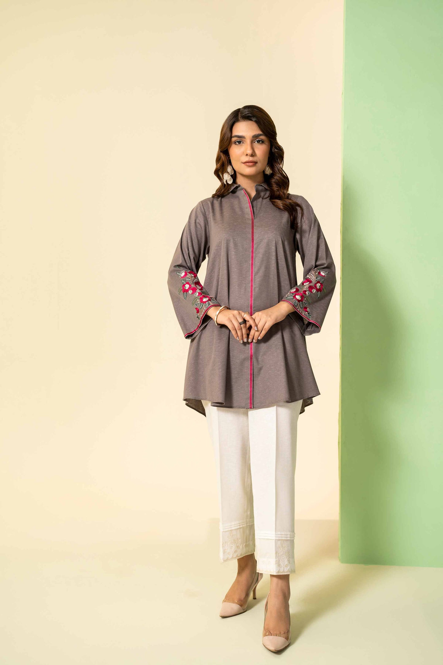 Nishat Linen - Embroidered Tunic - AW23-11