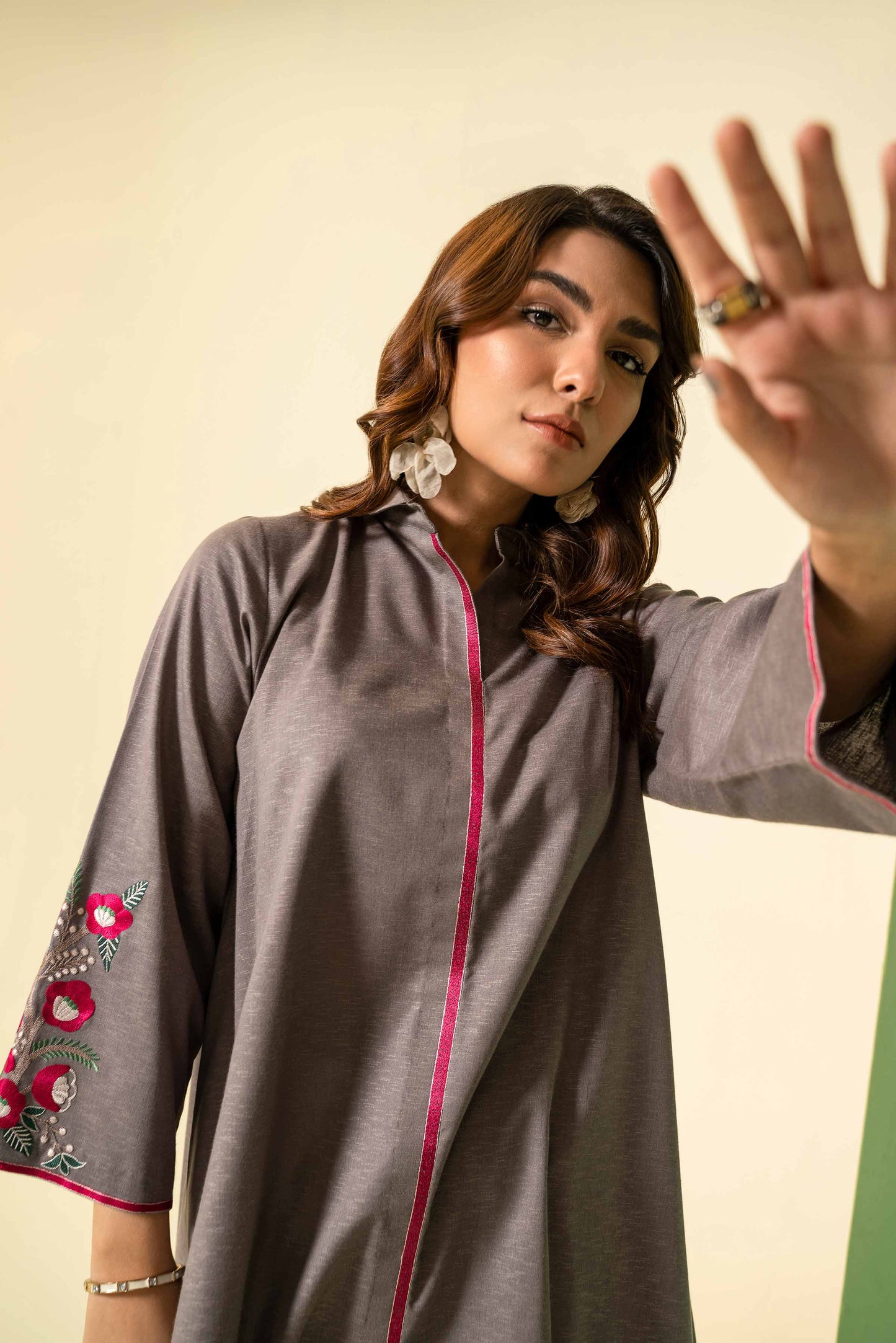 Nishat Linen - Embroidered Tunic - AW23-11