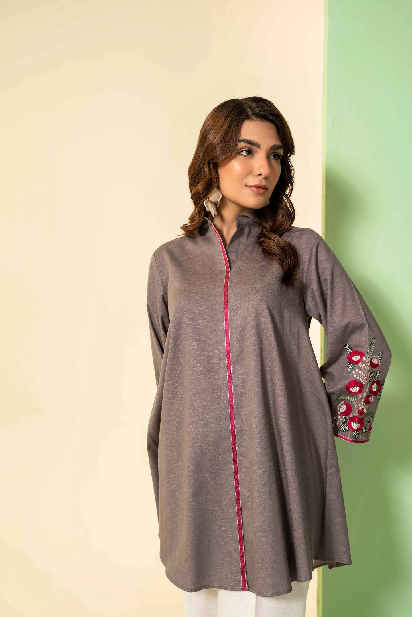 Nishat Linen - Embroidered Tunic - AW23-11