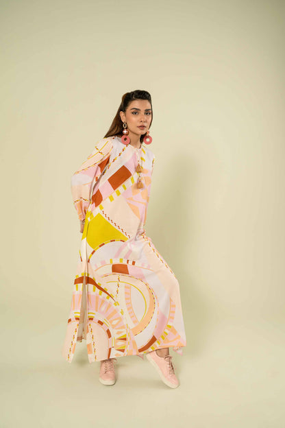 Nishat Linen - Printed Dress - AW23-12