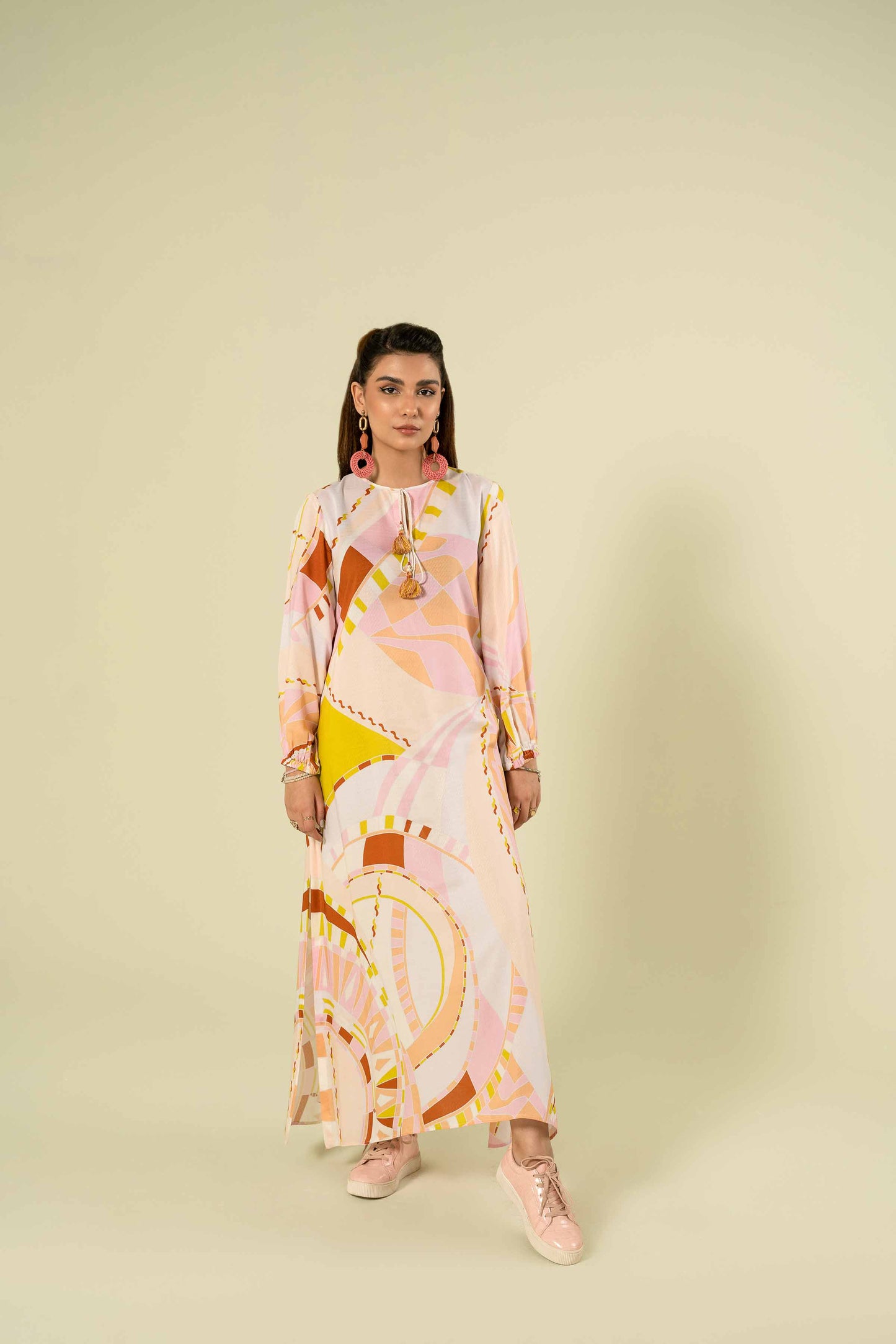 Nishat Linen - Printed Dress - AW23-12