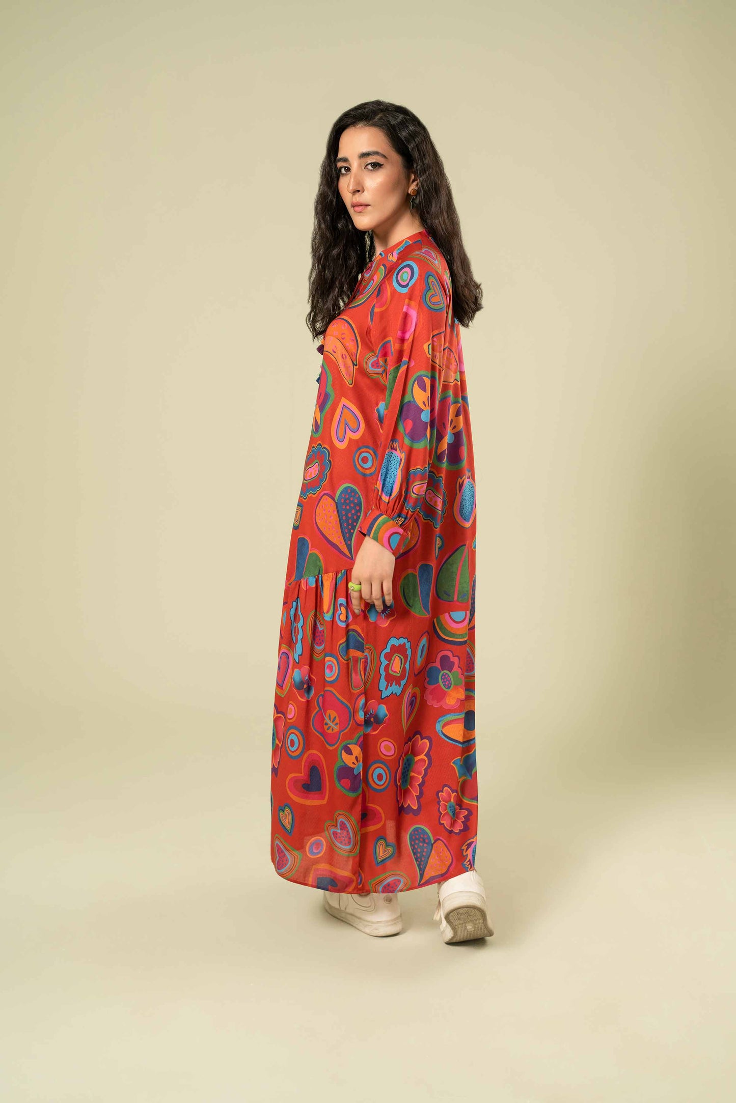 Nishat Linen - Printed Dress - AW23-13