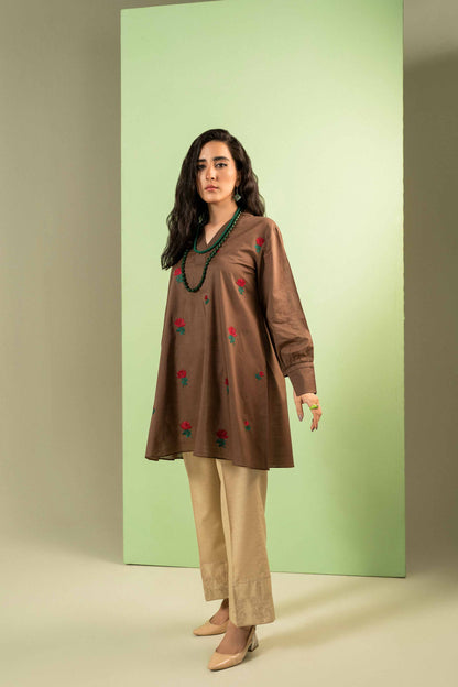 Nishat Linen - Embroidered Shirt - AW23-14