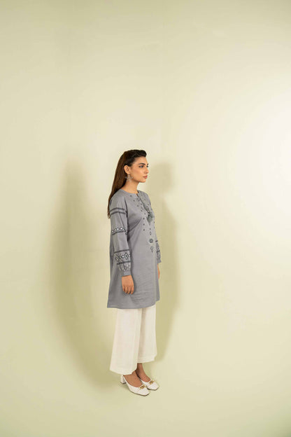 Nishat Linen - Embroidered Shirt - AW23-15
