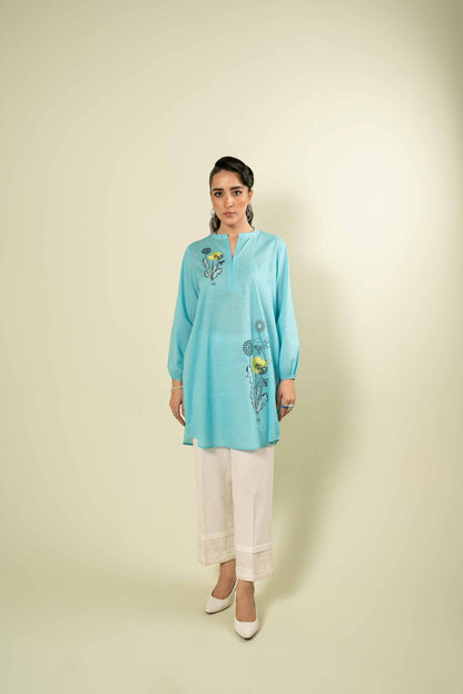 Nishat Linen - Embroidered Shirt - AW23-16