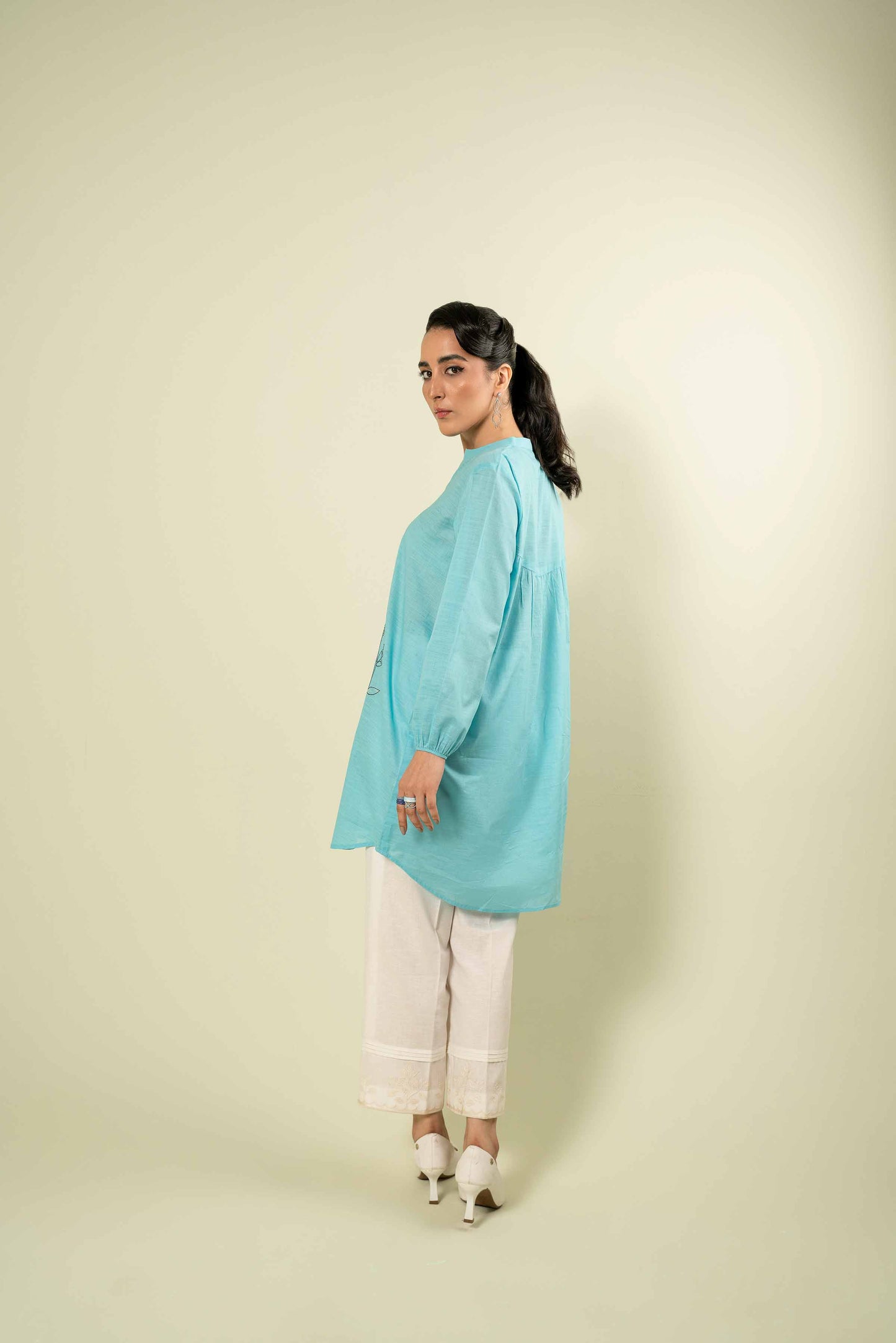 Nishat Linen - Embroidered Shirt - AW23-16