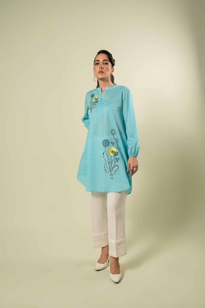 Nishat Linen - Embroidered Shirt - AW23-16