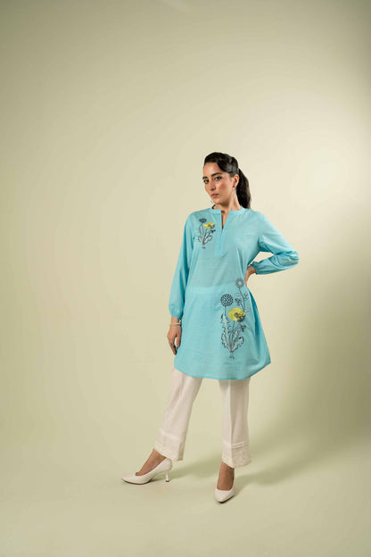 Nishat Linen - Embroidered Shirt - AW23-16