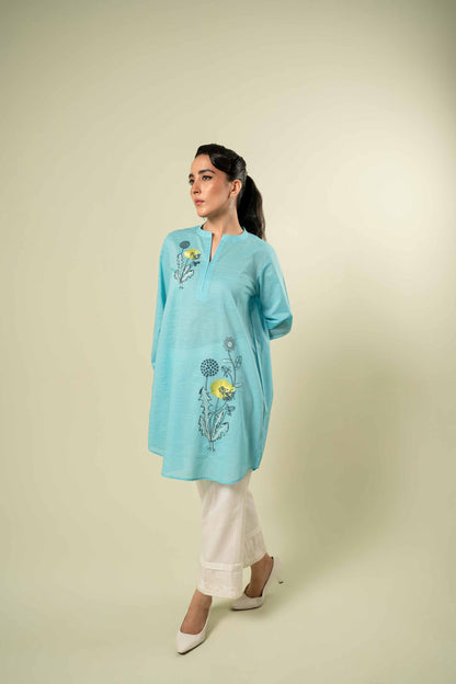 Nishat Linen - Embroidered Shirt - AW23-16