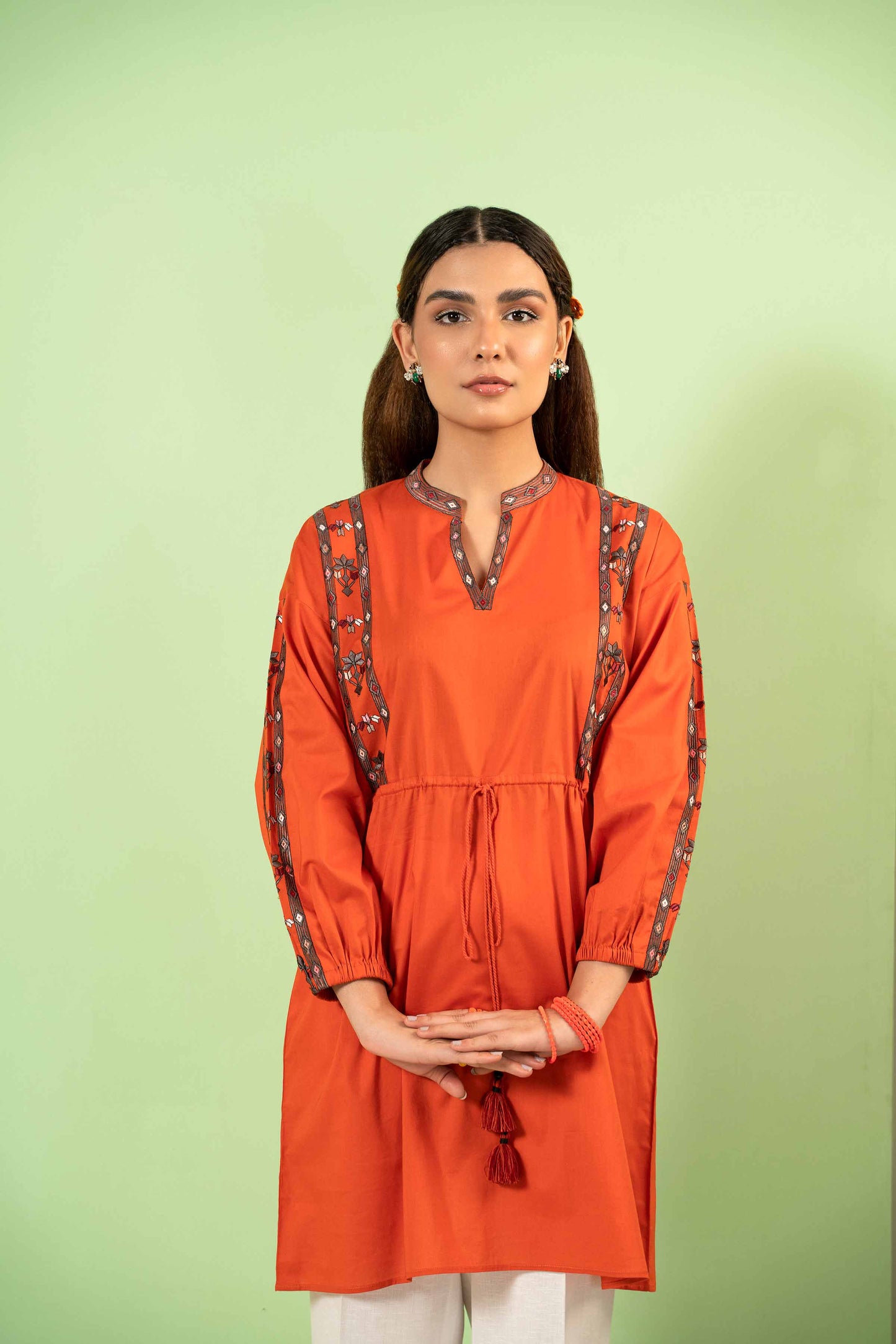 Nishat Linen - Embroidered Shirt - AW23-17