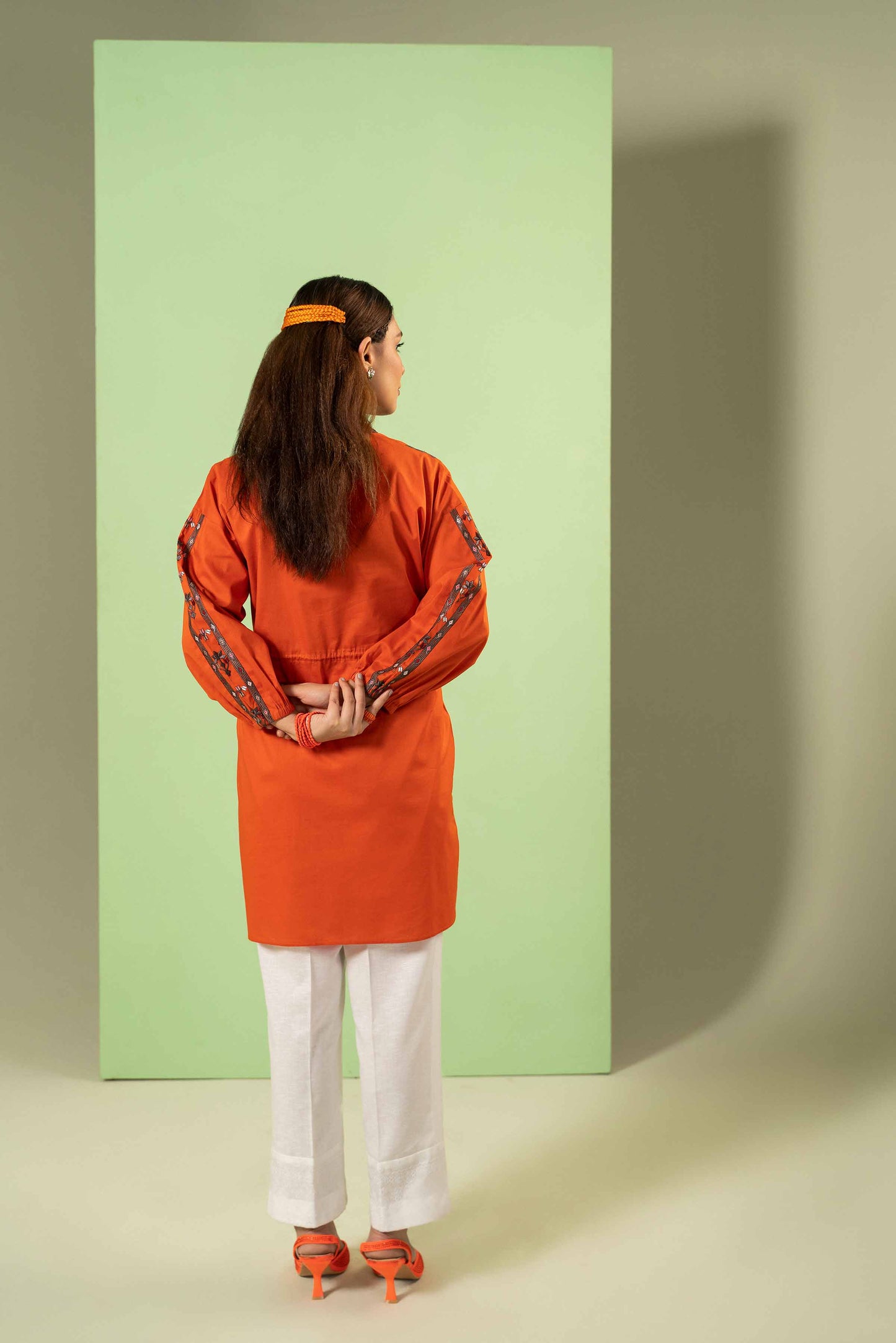 Nishat Linen - Embroidered Shirt - AW23-17