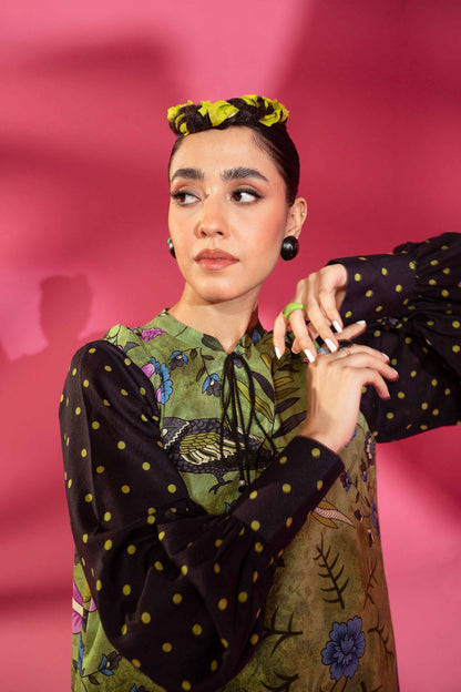 Nishat Linen - Printed Shirt - AW23-18
