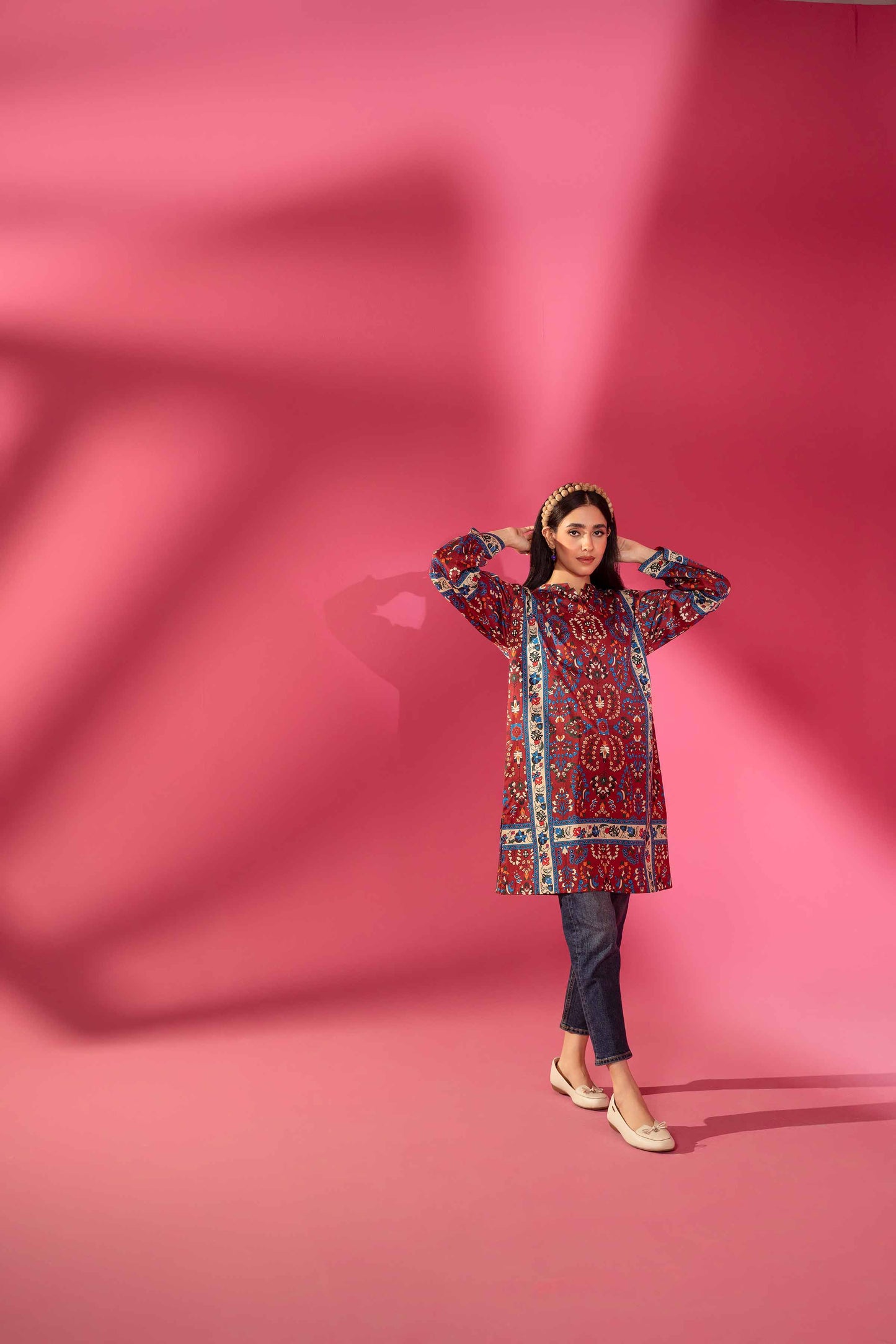Nishat Linen - Printed Tunic - AW23-19