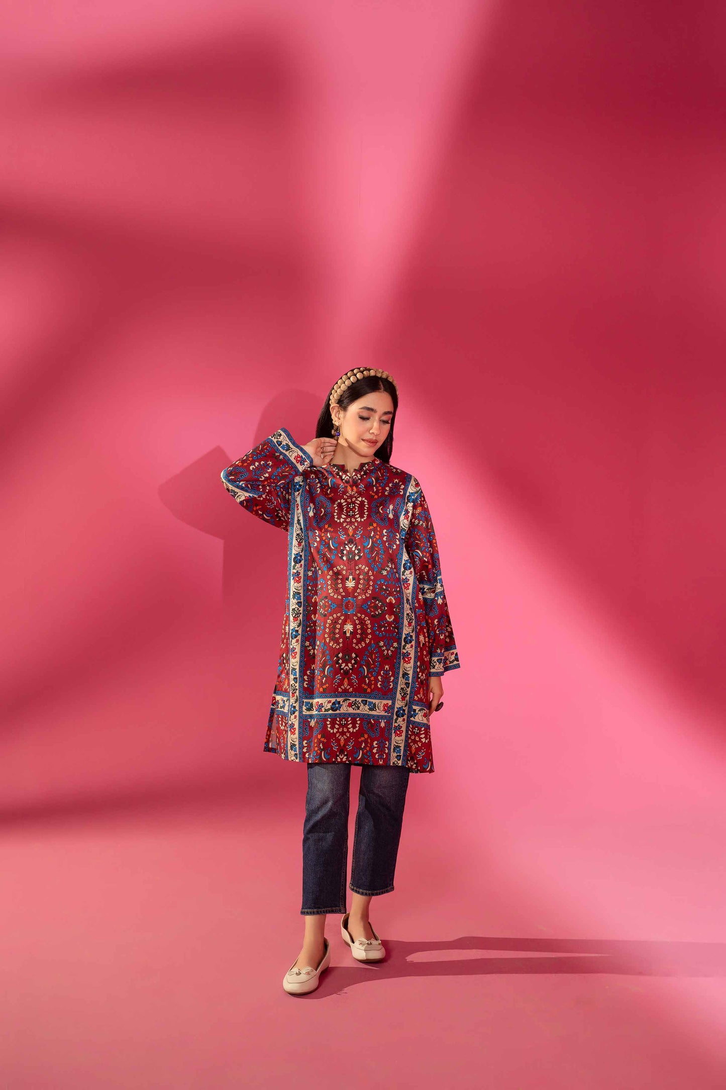 Nishat Linen - Printed Tunic - AW23-19