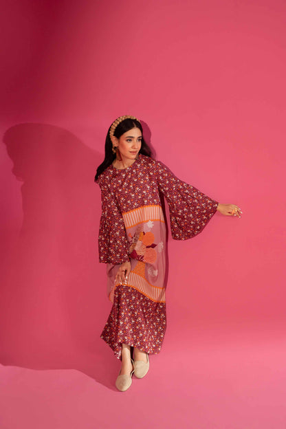 Nishat Linen - Printed Dress - AW23-20