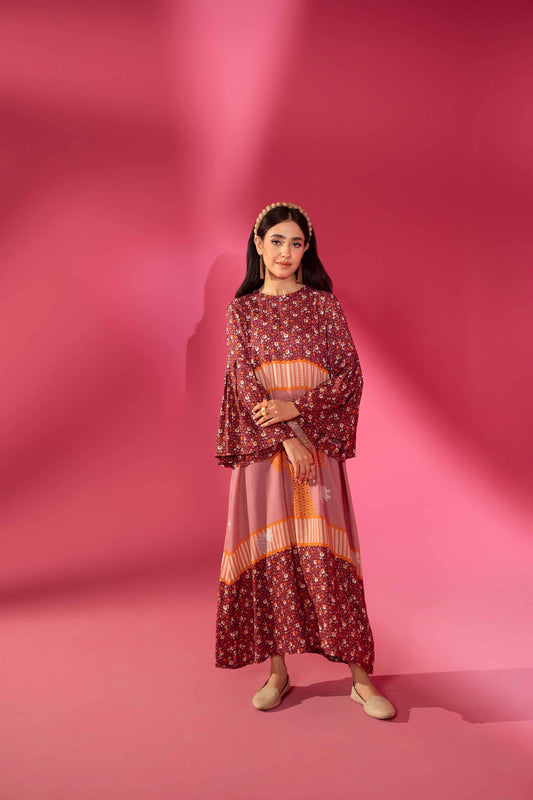 Nishat Linen - Printed Dress - AW23-20
