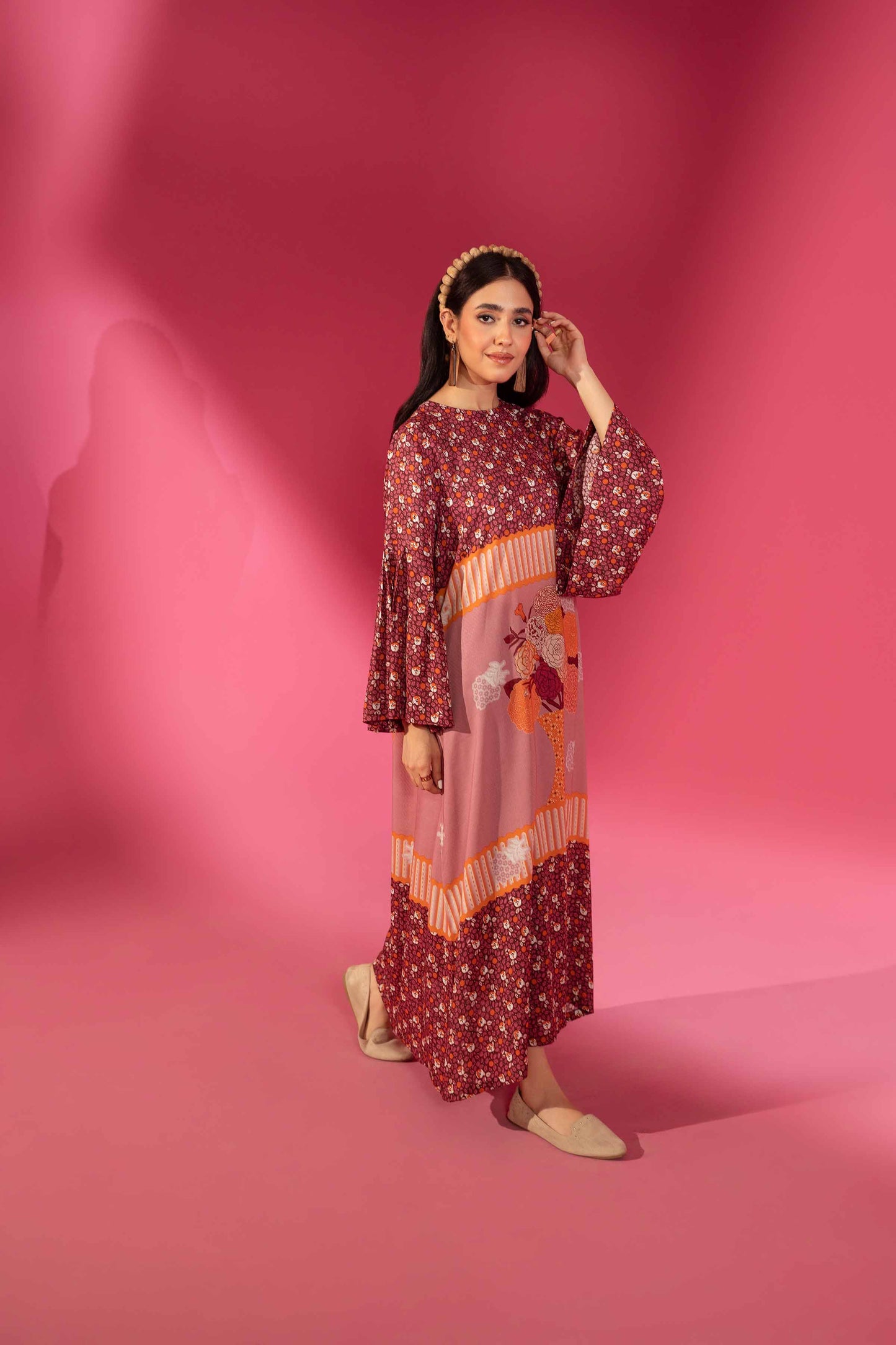Nishat Linen - Printed Dress - AW23-20