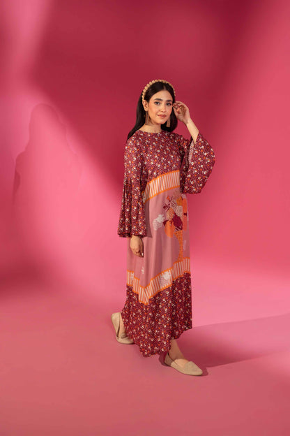 Nishat Linen - Printed Dress - AW23-20