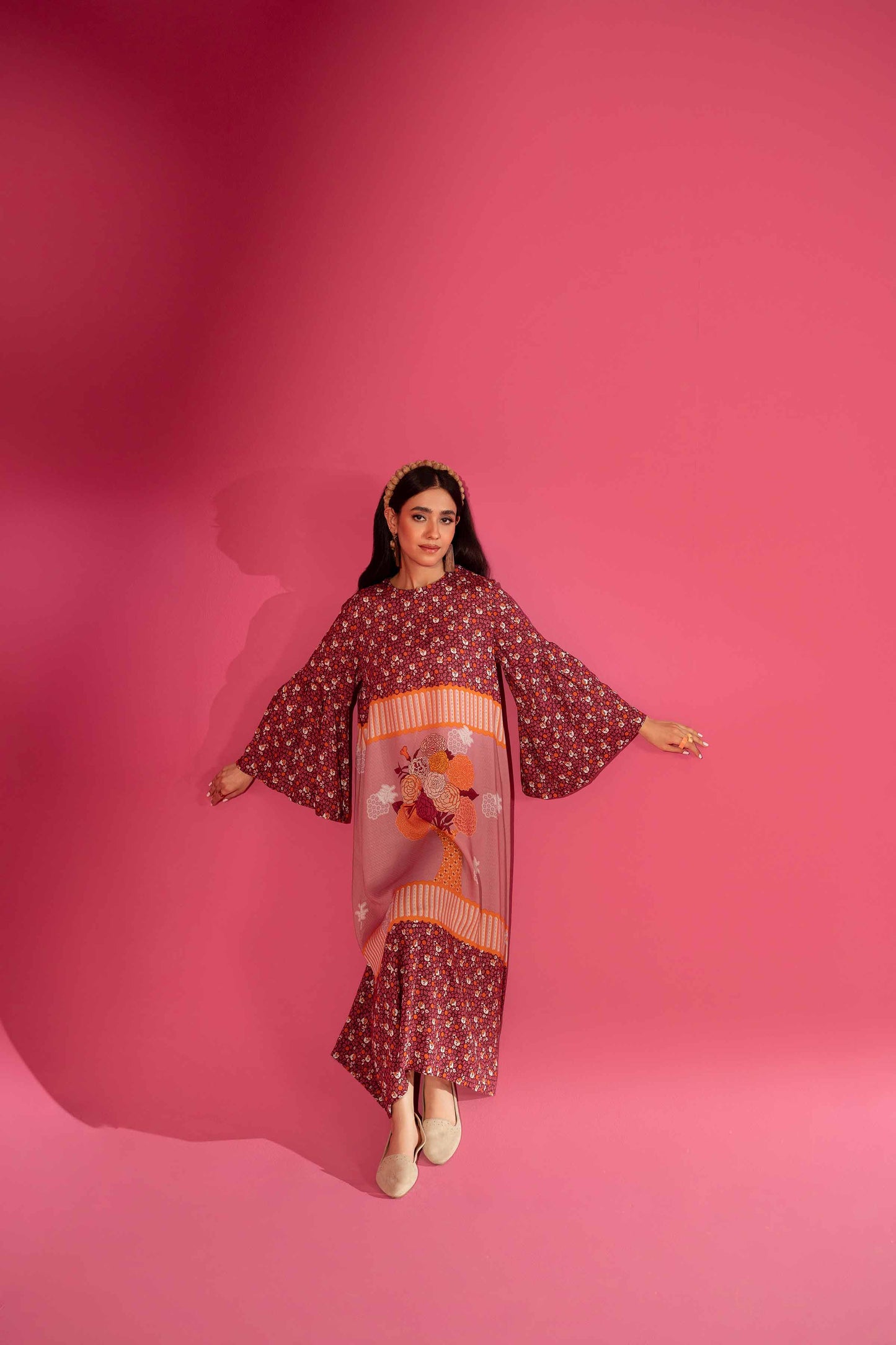 Nishat Linen - Printed Dress - AW23-20