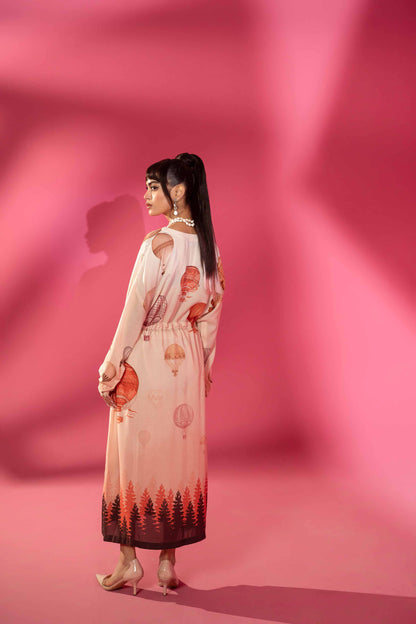 Nishat Linen - Printed Dress - AW23-23