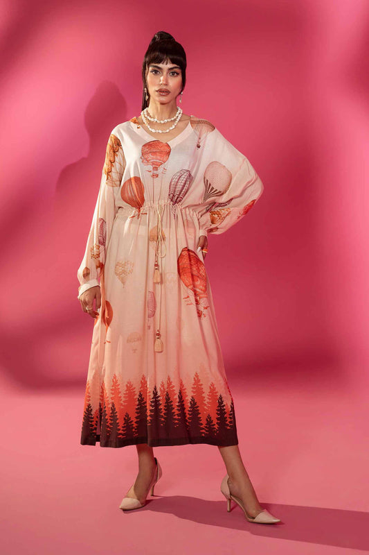Nishat Linen - Printed Dress - AW23-23