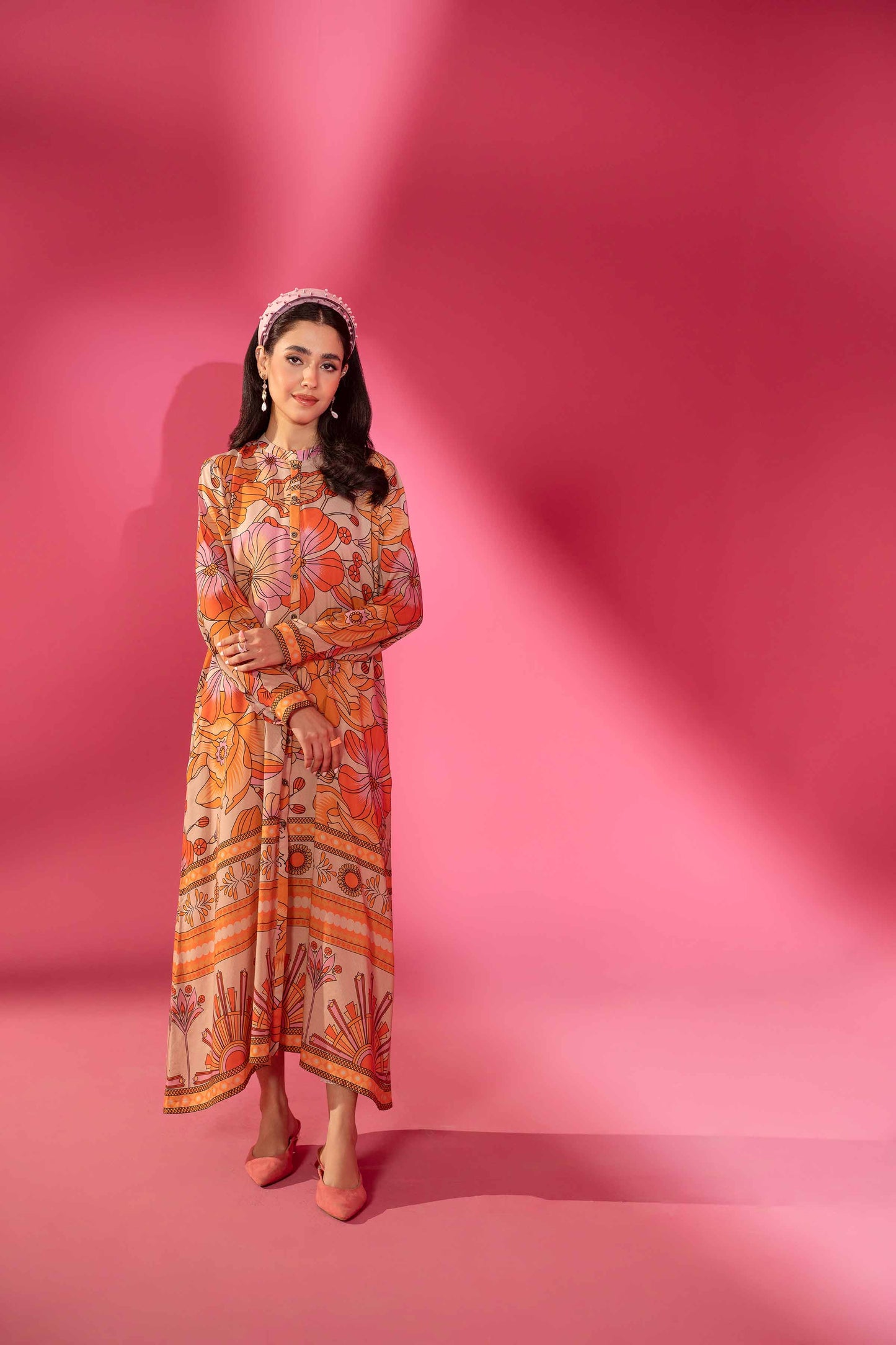 Nishat Linen - Printed Dress - AW23-24