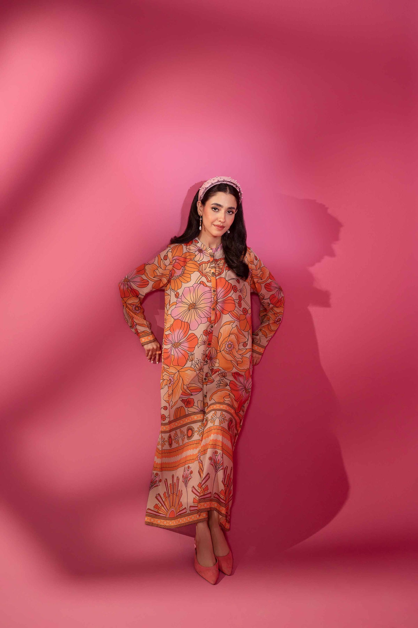 Nishat Linen - Printed Dress - AW23-24