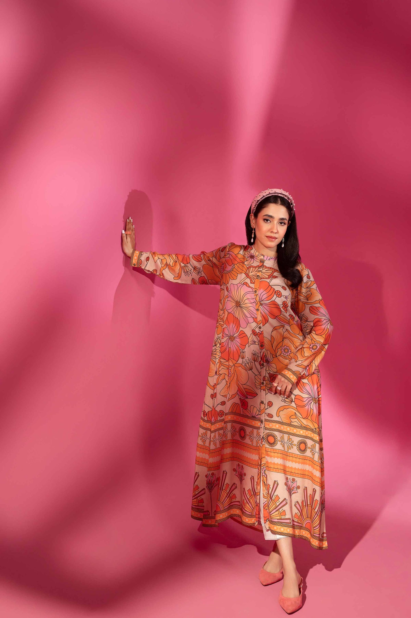 Nishat Linen - Printed Dress - AW23-24