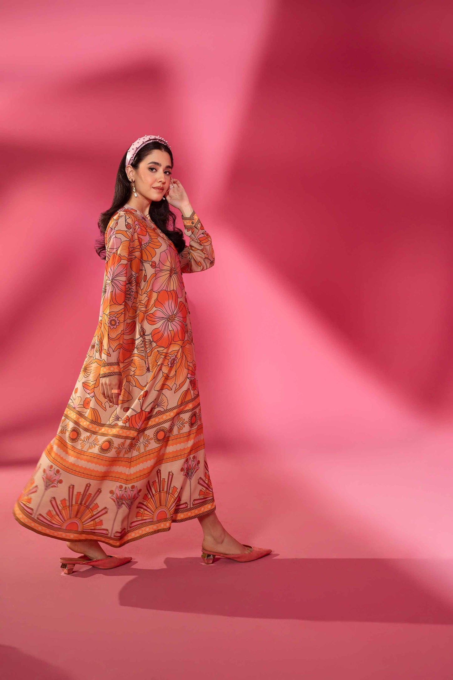 Nishat Linen - Printed Dress - AW23-24