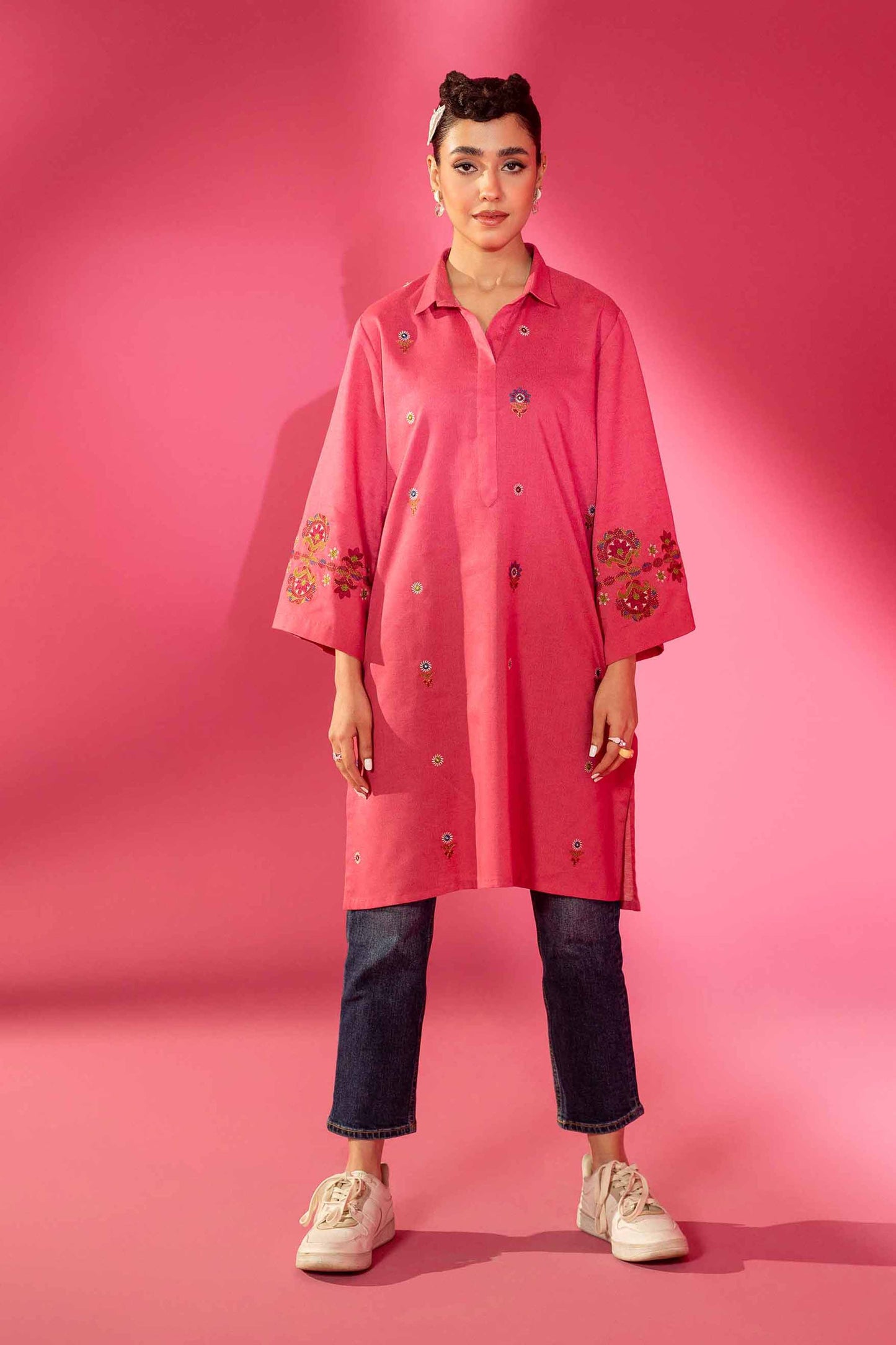 Nishat Linen - Embroidered Tunic - AW23-25