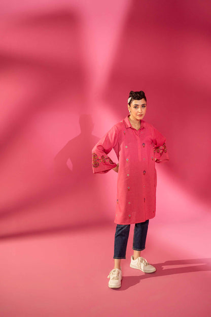 Nishat Linen - Embroidered Tunic - AW23-25